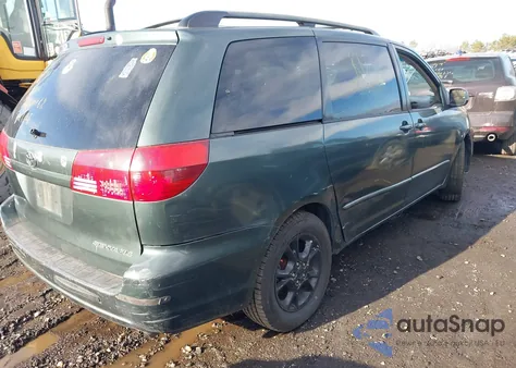 2004 Toyota Sienna Xle из США, поврежденный, VIN 5TDZA22C24S147818